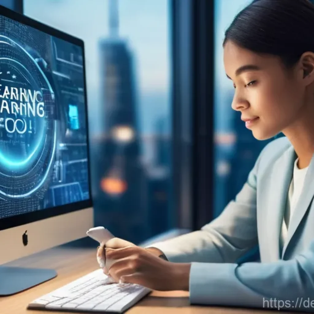 자기주도학습코치와 학습 마케팅 사례 - **Prompt:** A dynamic and inspiring scene depicting a young adult, possibly a student or a professio...